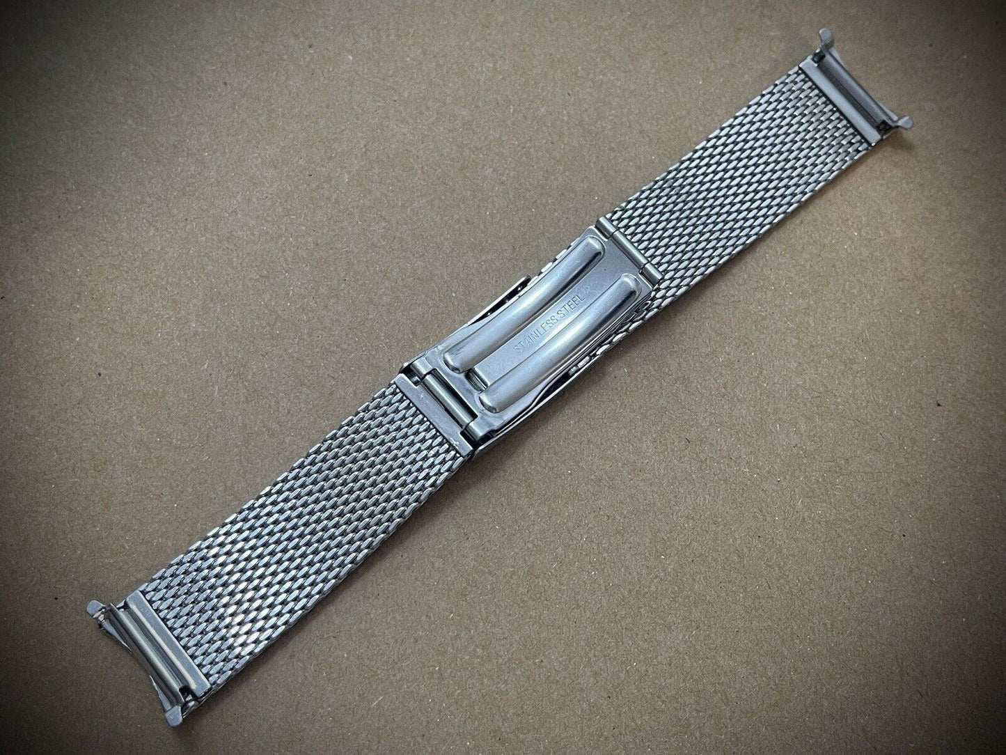 17.3mm Bulova Accutron Mesh Strap Bracelet For Bulova Watches 13.5cm Length