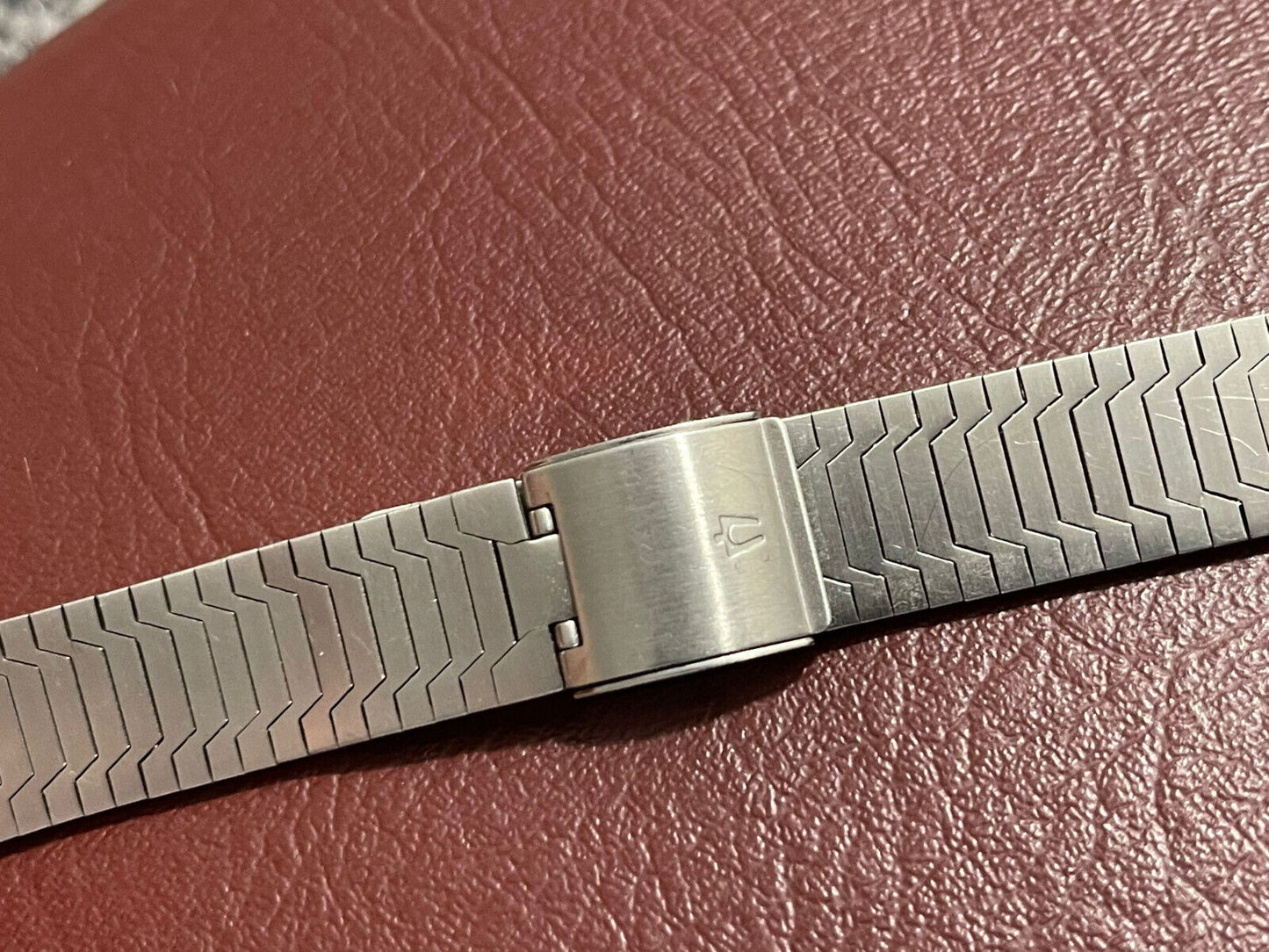 Vintage Bulova 21mm (18mm) Watch Strap Bracelet For Bulova Watches S-3