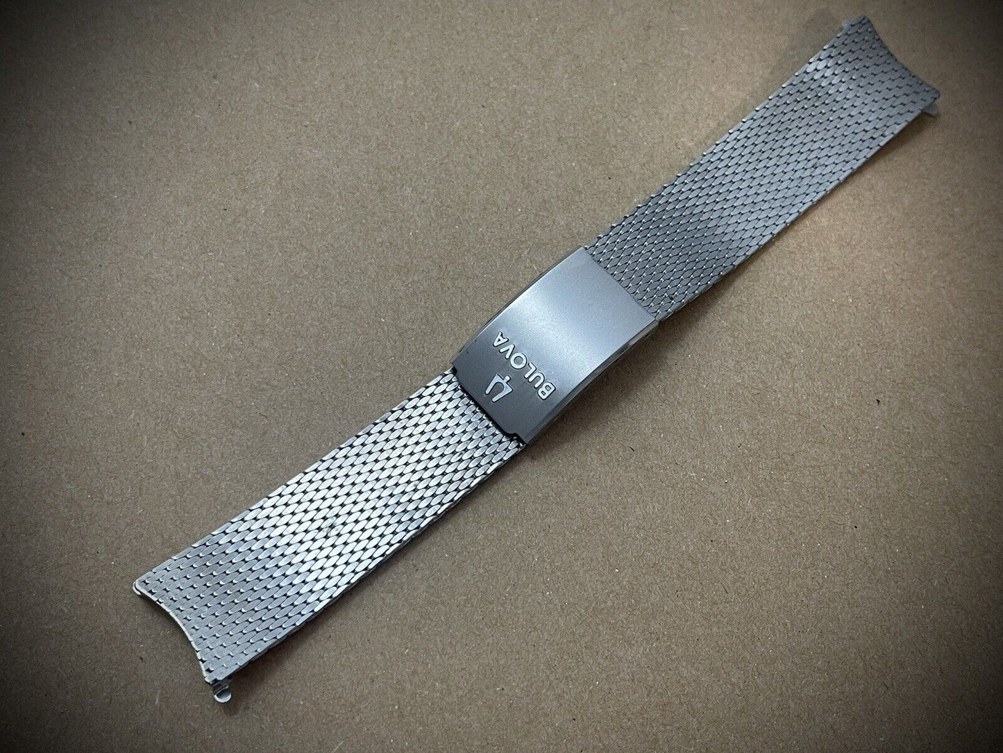 17.3mm Bulova Accutron Mesh Watch Strap Bracelet For Bulova Watches 16cm Length